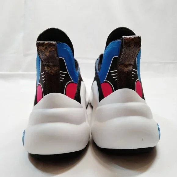 Louis Vuitton Sneakers Women Hot Pink Nylon mon-308-071425 - Picture 3 of 9